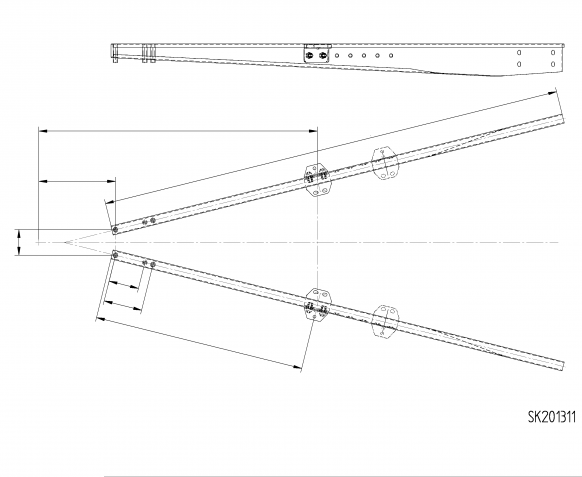 Dragstänger ZHL20 - 205937.002 - Dragstänger