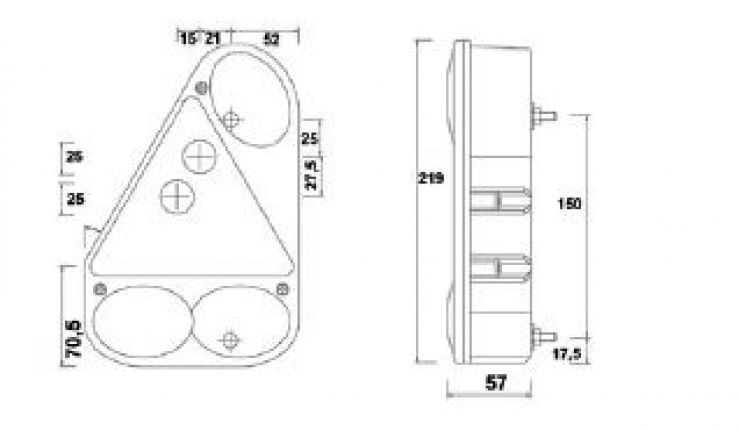 Öronpunkt 3 - 409339.001 - bakre kombinationslyktor