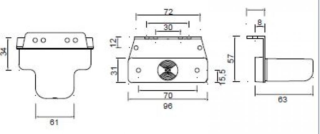 Flatpoint 1 LED - 404784.001 - sidomarkeringsljus