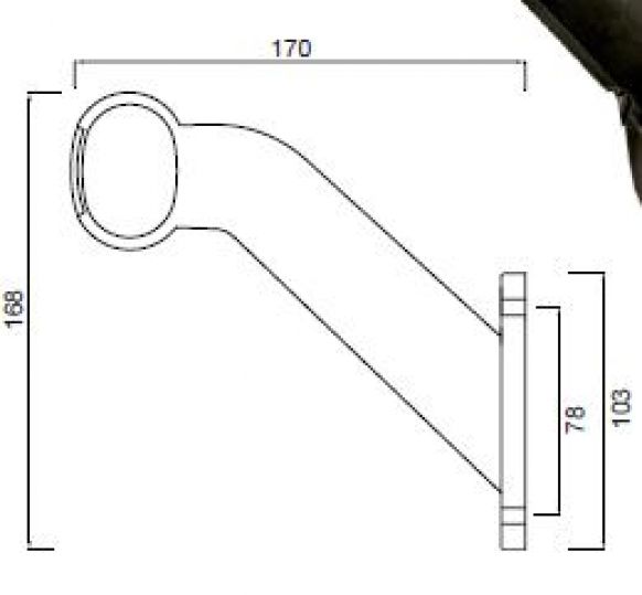 Superpoint 2 "Standard" - 402573.002 - Markeringsljus för slutlinje