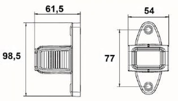 Superpoint 4 LED 12V/24V - 420312.001 - Rymdlampor