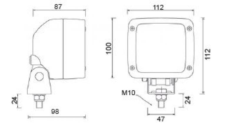 Strålkastare - 408798.001 - Strålkastare för omvändning