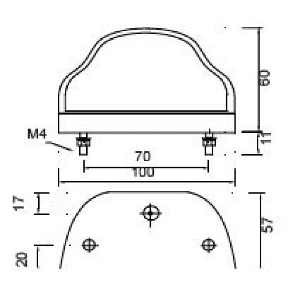 Regpoint - 406352.001 - Belysning för registreringsskyltar
