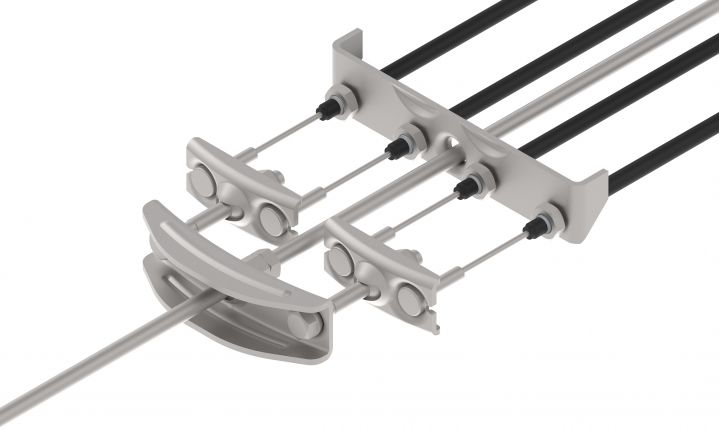 Kompletterande våg för tandemchassi - 409906.001 - Överföringsanordning