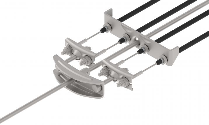 Kompletterande våg för tandemchassi - 409907.001 - Överföringsanordning