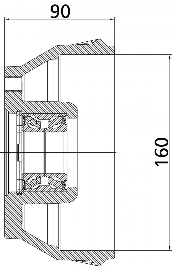 Bromsnav 160 - 400460C002 - Bromsnav