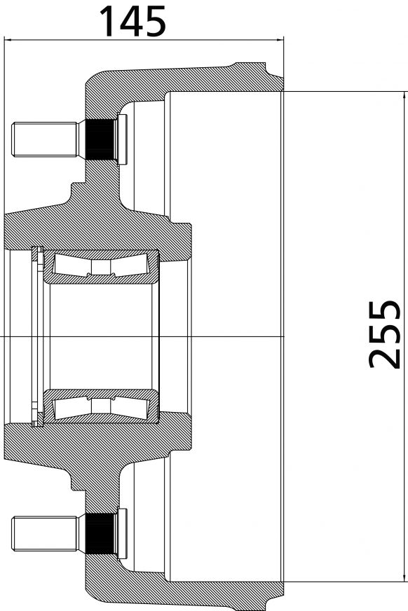 Bromsnav 255 - 407446P002 - Bromsnav