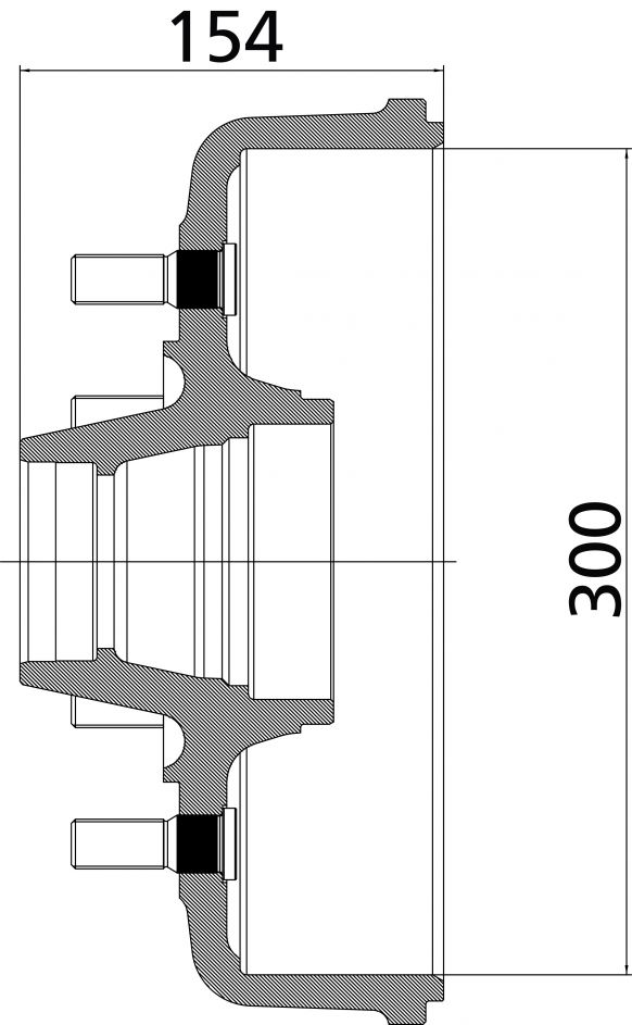 Bromsnav 300 - 403964P002 - Bromsnav