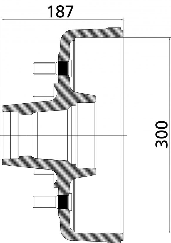 Bromsnav 300 - 25766P02 - Bromsnav