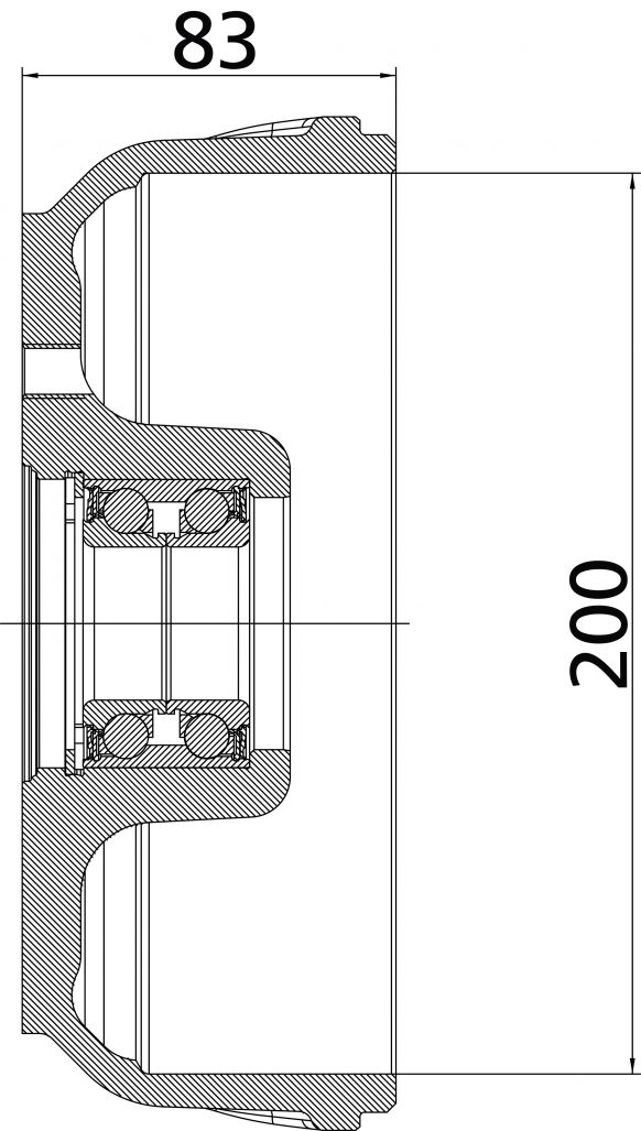 Bromsnav 200 - 415184B002 - Bromsnav