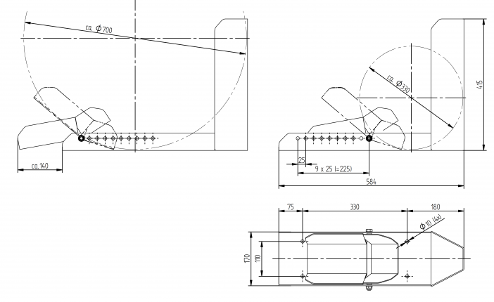 Motorcykelstativ med gungbräda - 418276.001 - Motorcykellås