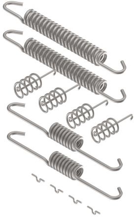 Fjäderuppsättning - 406175.001 - Bromsbackuppsättning