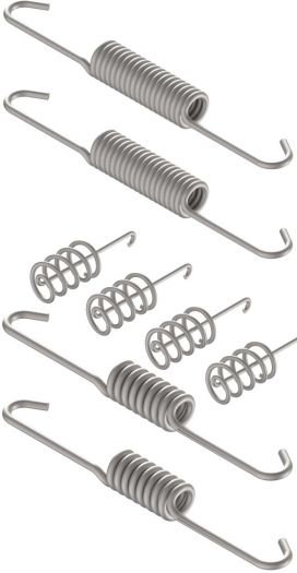 Fjäderuppsättning - 406168.001 - Bromsbackuppsättning