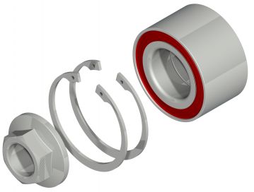 Vinkelkontaktkullager Ø64mm - 47305V - Bearing