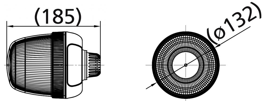 Roterande ledfyr LED hög - 421447.001 - Roterande ledfyrar