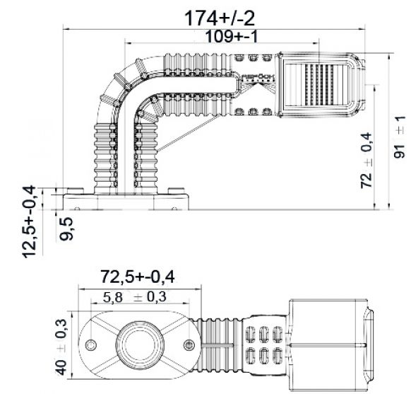 Superpoint 4 LED 12/24V - 421944.001 - Utförsäljningslampor