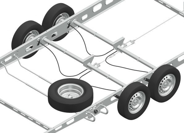 Reservhjulshållare för husvagn - 421241.001 - Tillbehör till hjul/däck/fälgar