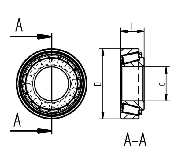 Koniska rullager Ø59,131mm - 406147.001 - Bearing
