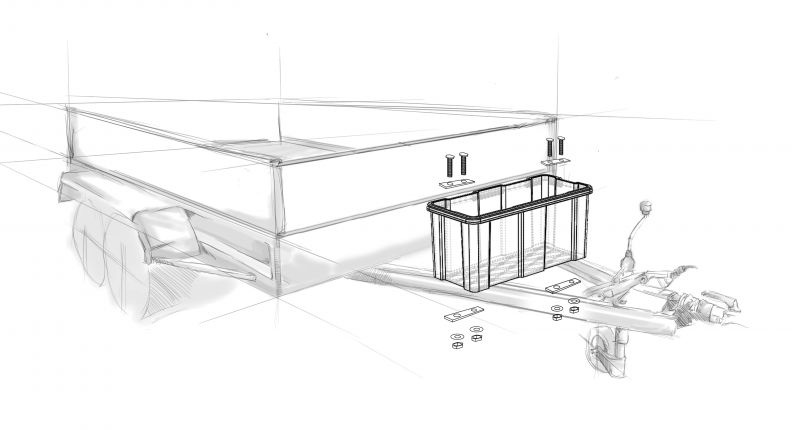 Monteringssats - 420271.001 - Förvaringslådor