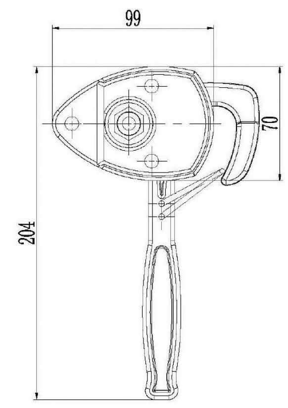 Vinkelspaklås - 4803509X - Lås