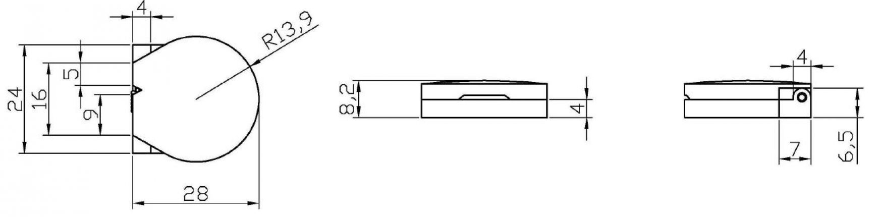 Snappbart skydd för tunglås - 412947.001 - Lås / Tillbehör