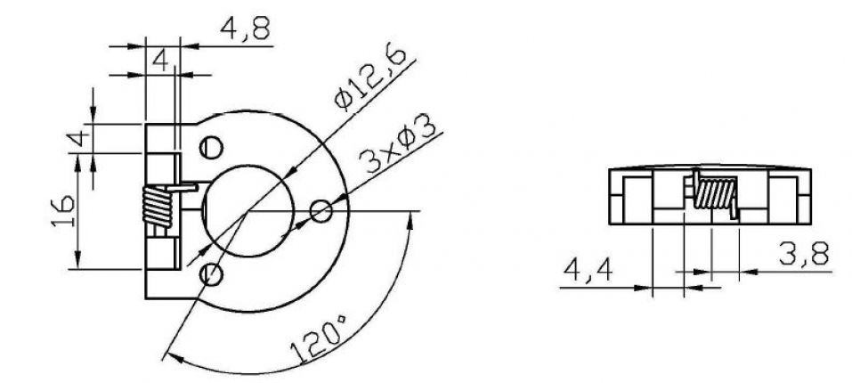 Snap-on lock för växellås - 412947.001 - Lås / Tillbehör