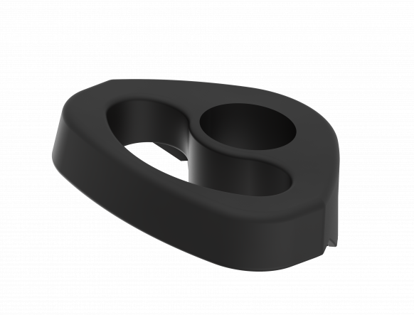 Manöverhandtag för stödhjul - 414004.001 - Handtag