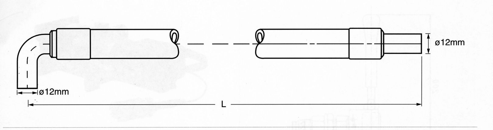 Högtrycksslang - 404408.001 - Tillbehör till teleskopcylindrar