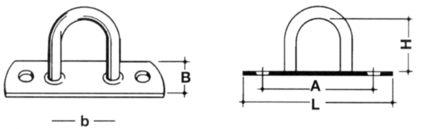 Fästkramp - 409891.001 - Fastsättning av presenning