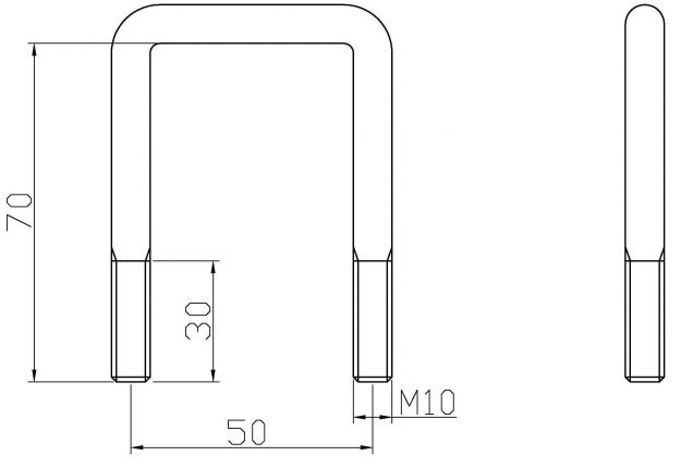 Löst surrningsbeslag - 420096.001 - Fästankare