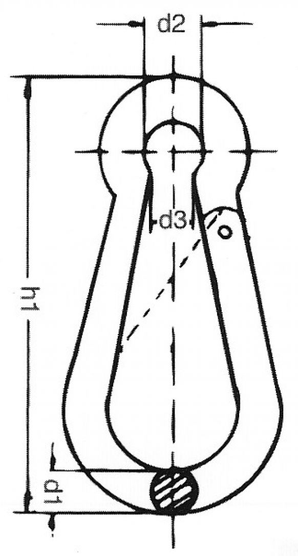 Karbinhake - 406687.001 - Vinschtillbehör