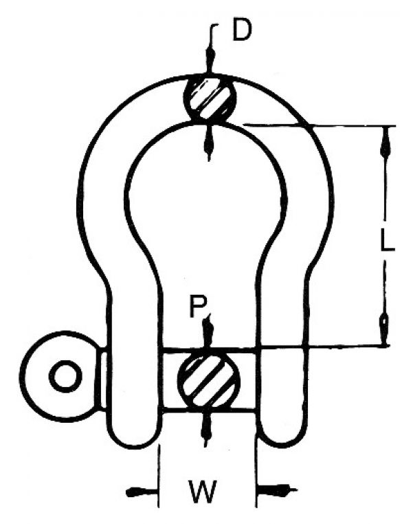 Shackle - 412960.001 - Vinschtillbehör