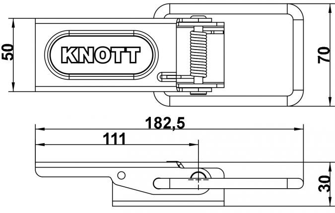 Excentriskt lås - 404940.001 - Lås