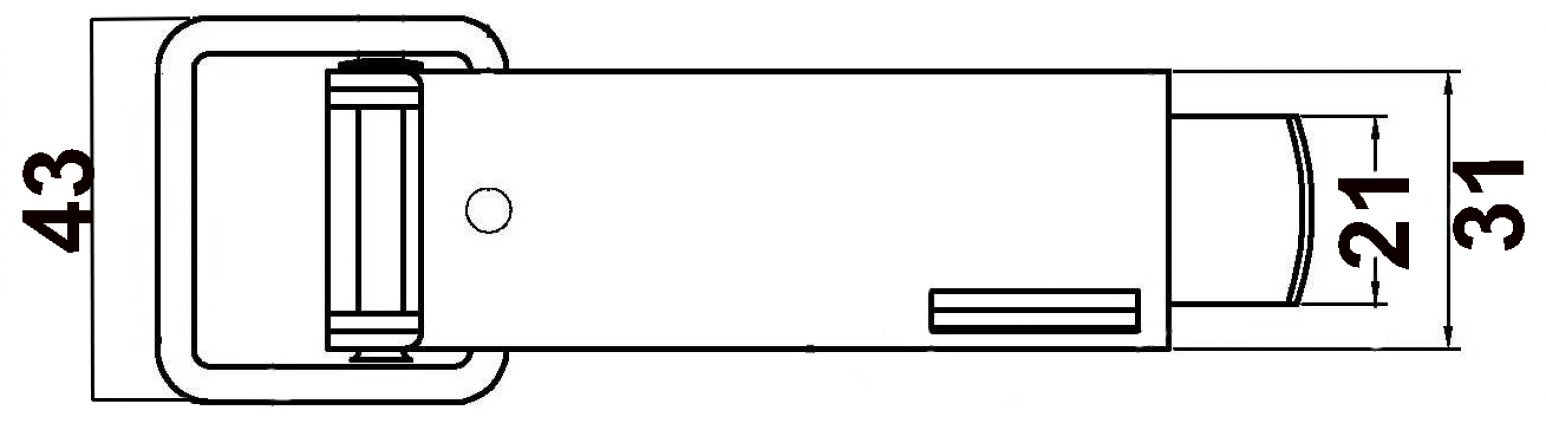 Excentriskt lås - 417631.001 - Lås