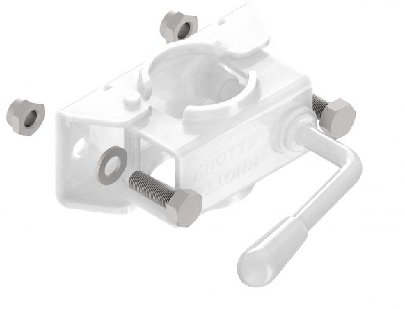 Skruvsats för stödhjulshållare