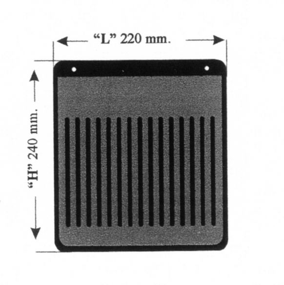 Släpvagn med stänkskydd - 400086.084 - Stänkskydd