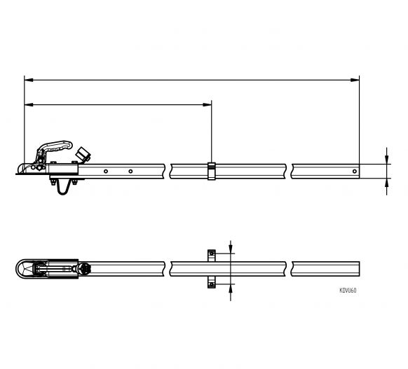 Dragstång KDVU - 205601.002 - Dragstång
