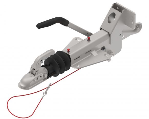 Fläns med stödhjulsfäste - 205800.001 - Överkörningsanordning