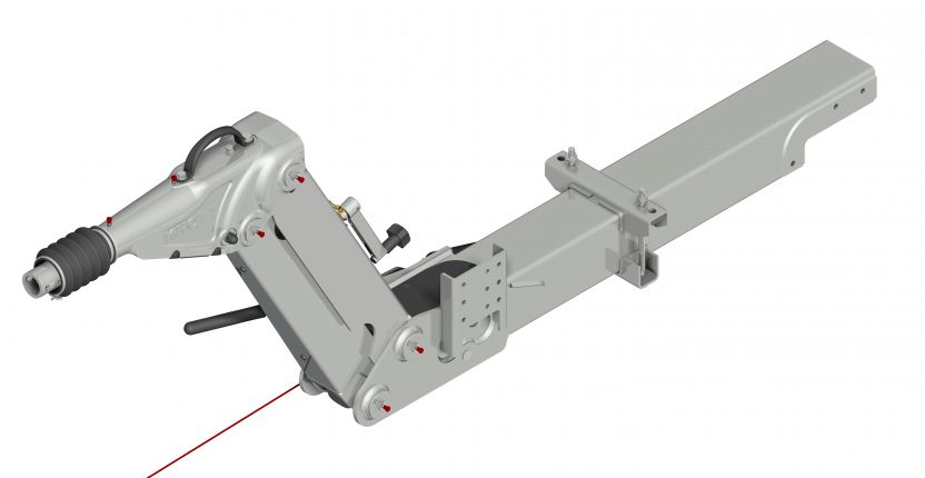 Överrullningsanordning med rör som kan justeras i höjdled - 706914.367 - Överrullningsanordning