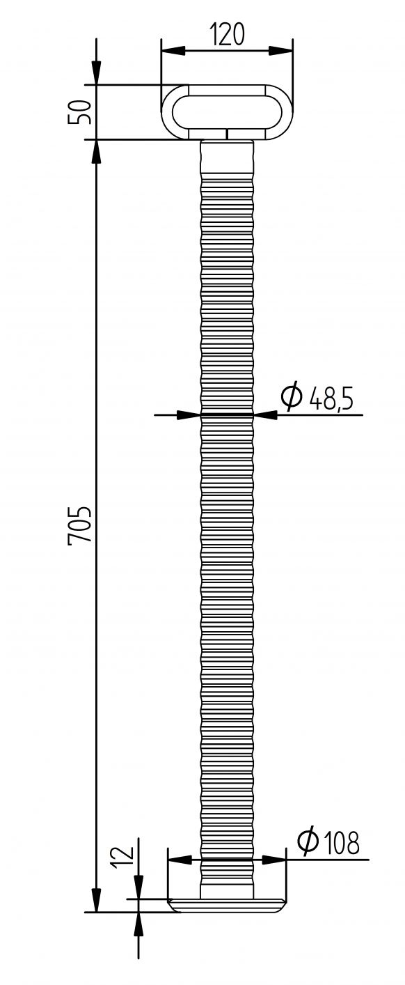 Stöd för fallande fot TL48 - 6D6585.001 - Stödfötter