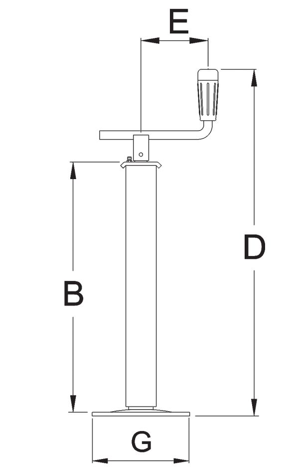 Spindelstöd P546 - 402621.001 - Stödfötter