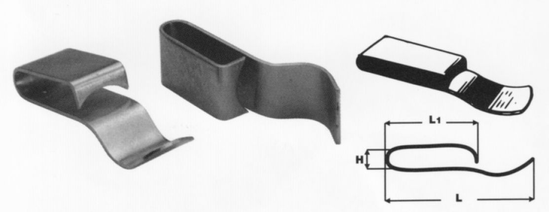 Kabelklämma, galvaniserat stål - 413048.001 - Kabeltillbehör