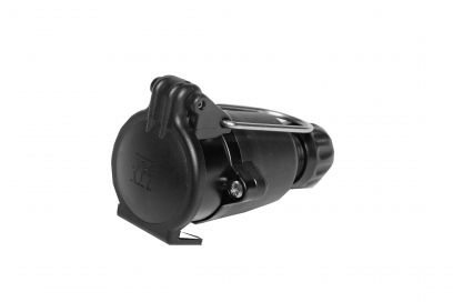 Stickkoppling 7-polig med skruvanslutning, 1-håls trumma - 405871.001 - Anslutningselement