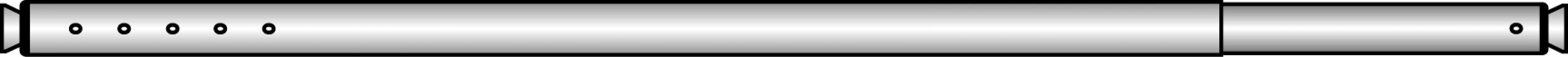 Teleskopiskt rör, fyrkantigt, justerbart - 416957.001 - Säkerställande av last