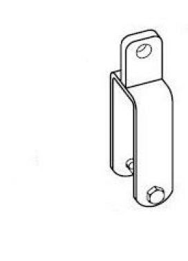 Fjäderhållare U65 komplett - 416169.001 - Bogietillbehör