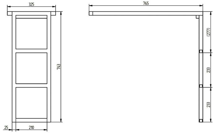Utdragbar trappa - 406560.001 - Tillgångshjälpmedel