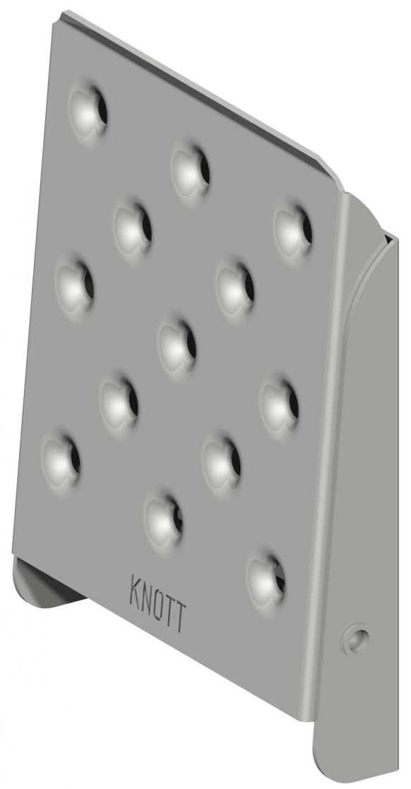 Galvaniserade hopfällbara trappsteg - 404269.001 - Hjälpmedel